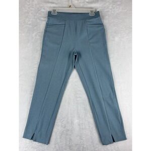WYNNE LAYERS Women's Blue Stretch Casual Pants Front‎ Pockets Size S